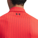 Under Armour Playoff 3.0 Printed Polo Shirt - Racer Red/Black/Black