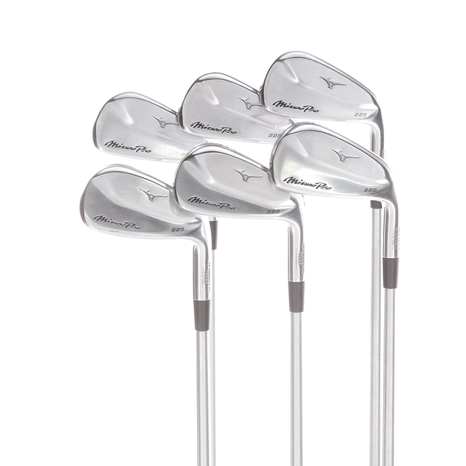 Mizuno Pro 225 Steel Mens Right Hand Irons 5-PW Extra Stiff - C-Taper