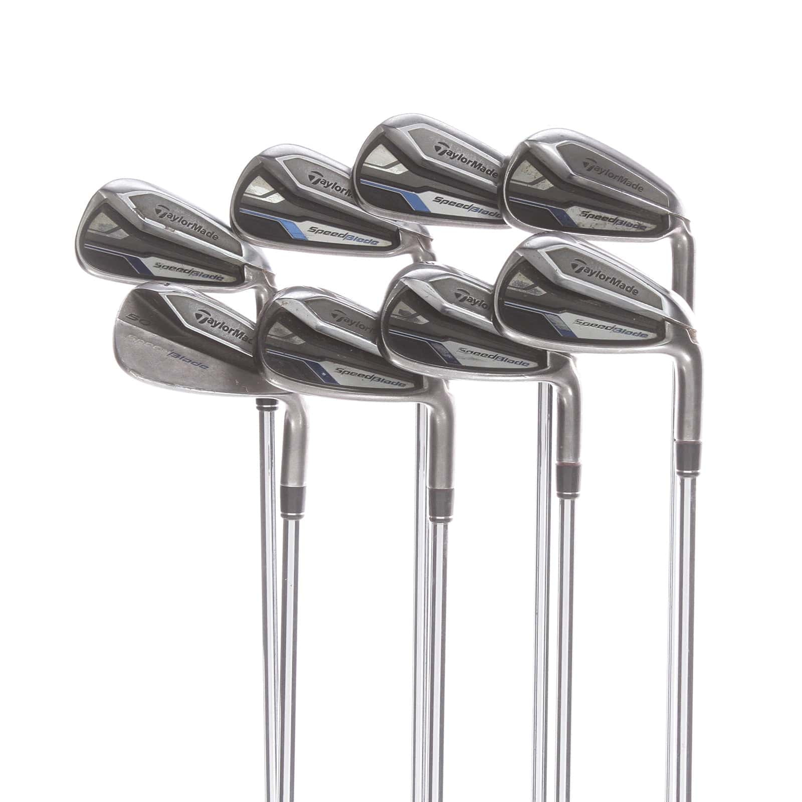 TaylorMade Speedblade Steel Mens Right Hand Irons 4-GW Regular - speed