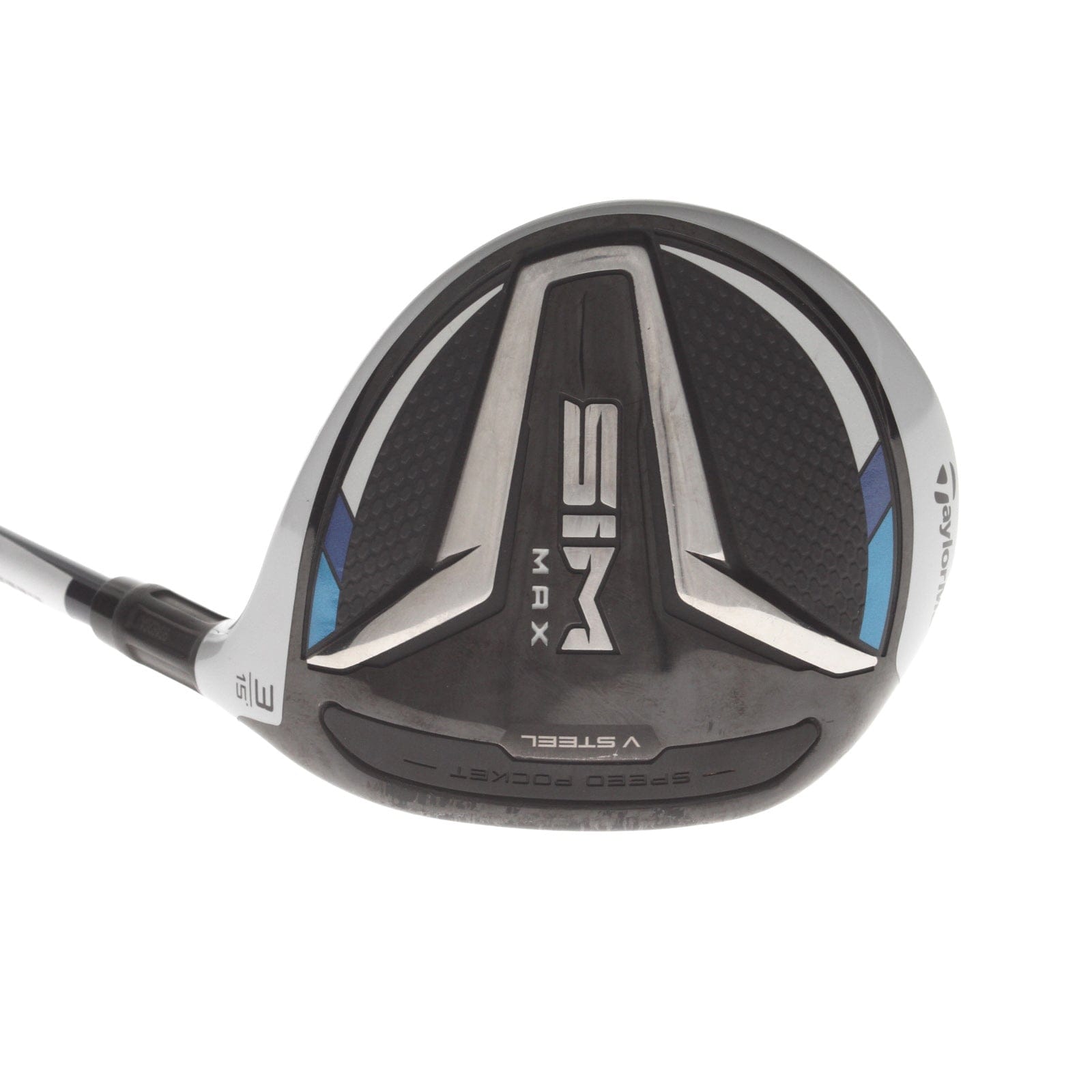 TaylorMade Sim Max Graphite Mens Right Hand Fairway 3 Wood 15* Stiff -