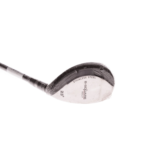 B Square Golf Stainless Steel Graphite Mens Right Hand Hybrid 23 Degree Regular - B-Square