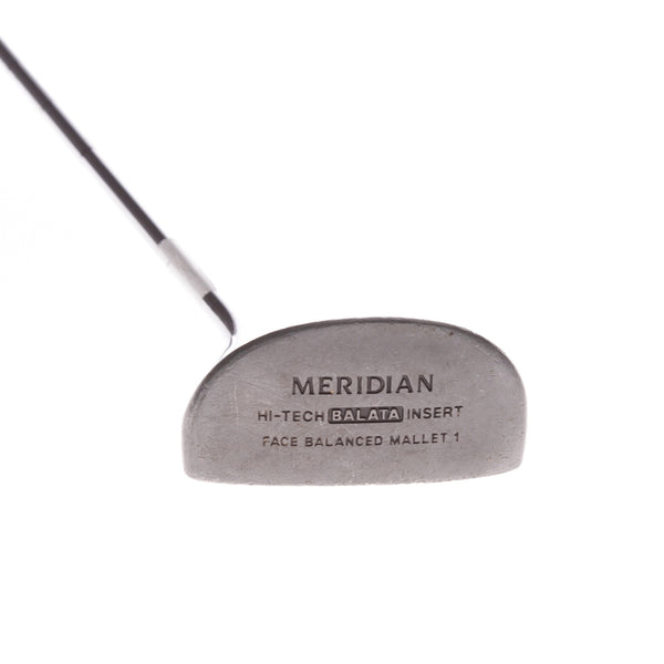 Meridian Golf Hi-Tech Balata Insert Mens Right Hand Putter 34 Inches - Golf Pride