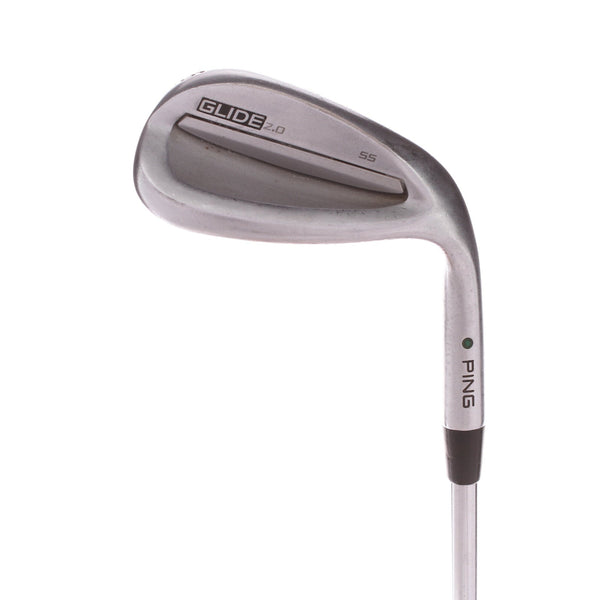 Ping Glide 2.0 Steel Men's Right Sand Wedge Green Dot 56 Degree 12 Bounce Stiff - Ping CFS