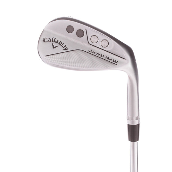 Callaway Jaws Raw Steel Men's Right Sand Wedge 54 Degree 10 Bounce S Grind Wedge - True Temper Dynamic Gold Spinner