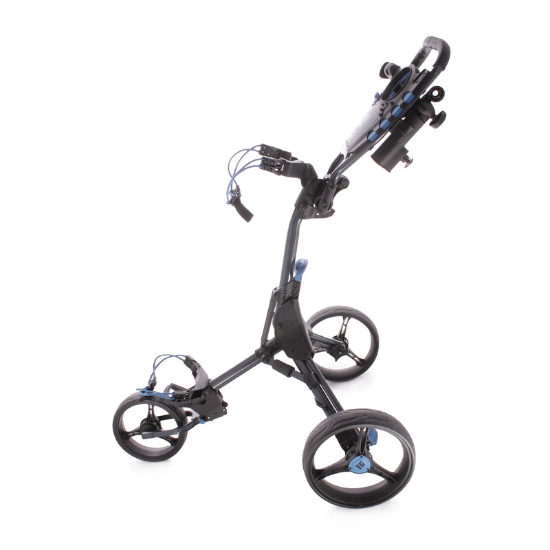 Eze Glide Compact + Second Hand 3 Wheel Push Trolley - Black/Blue