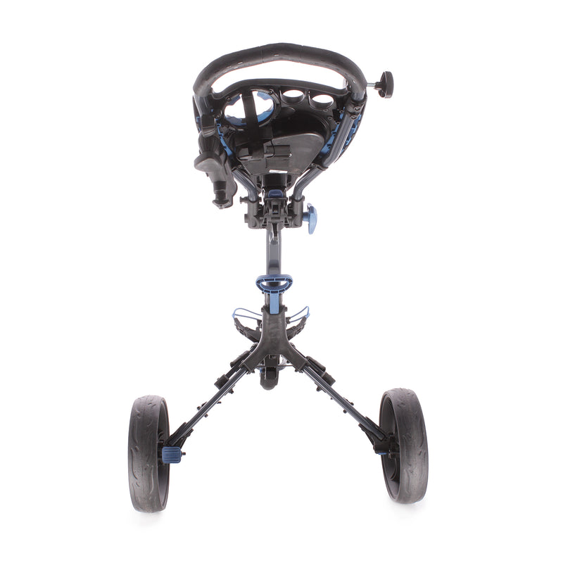 Eze Glide Compact + Second Hand 3 Wheel Push Trolley - Black/Blue
