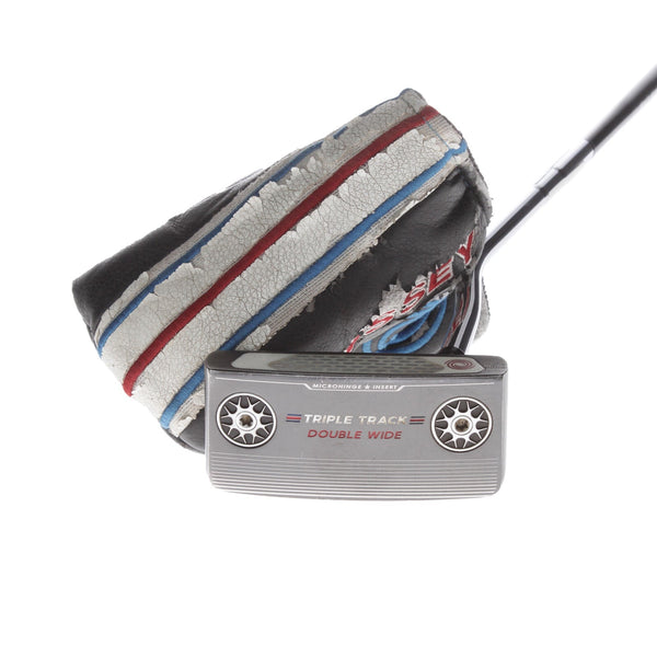 Odyssey Triple Track Double Wide Mens Right Hand Putter 34" - Golf Pride Reverse Taper