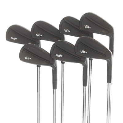 VEGA SVP VDC Black Steel Mens Right Hand Irons 4-PW Tour Extra Stiff - Shimada Tour-X