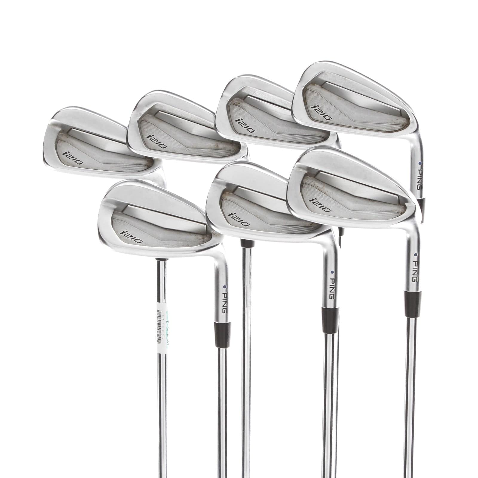 Ping i210 Steel Mens Right Hand Irons 4-PW Blue Dot 1* Upright Stiff -