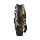 J.Lindeberg JL Monogram Check Stand Bag - Black