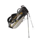 J.Lindeberg JL Monogram Check Stand Bag - Black