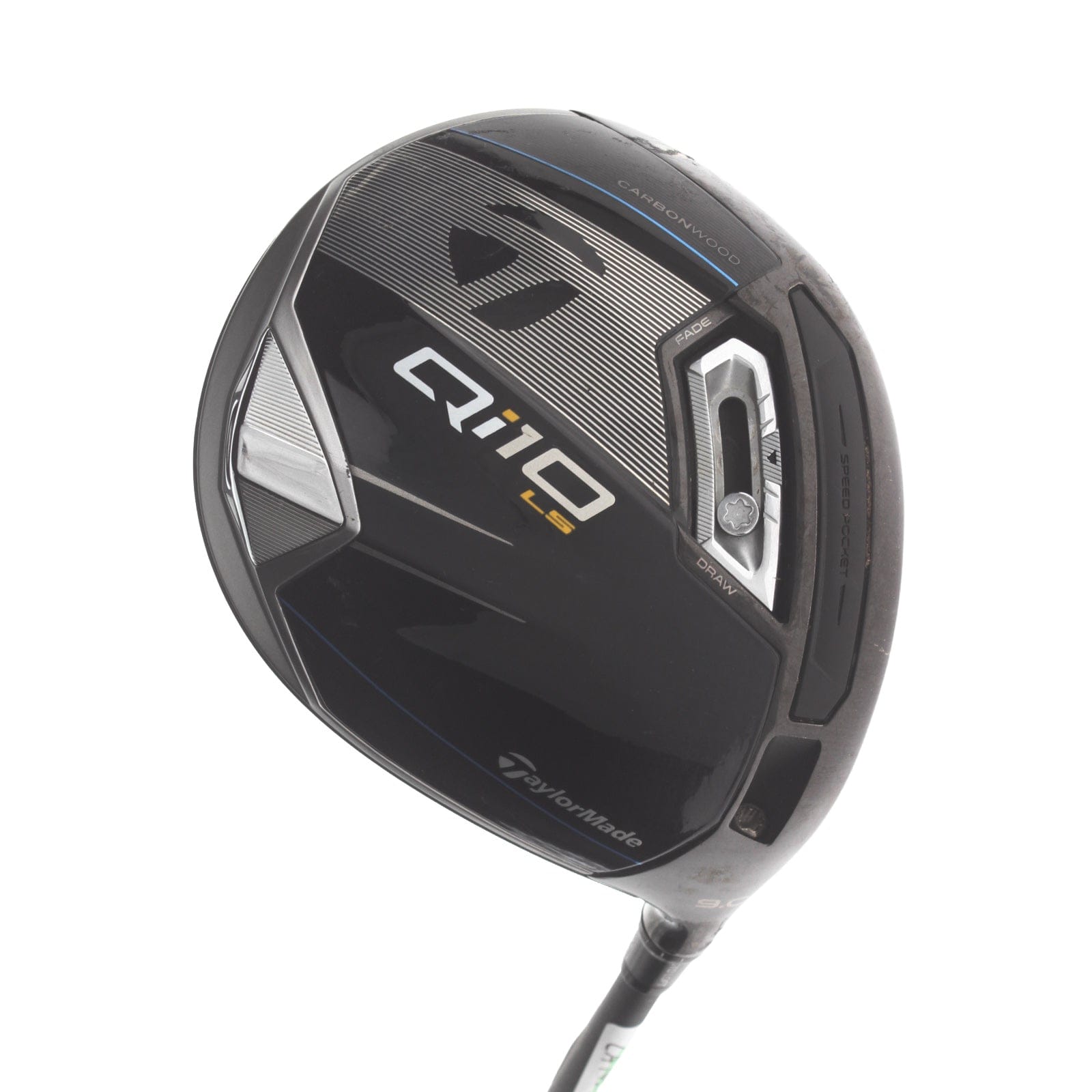 TaylorMade Qi10 LS Graphite Mens Right Hand Driver 9* Stiff - Tensei A