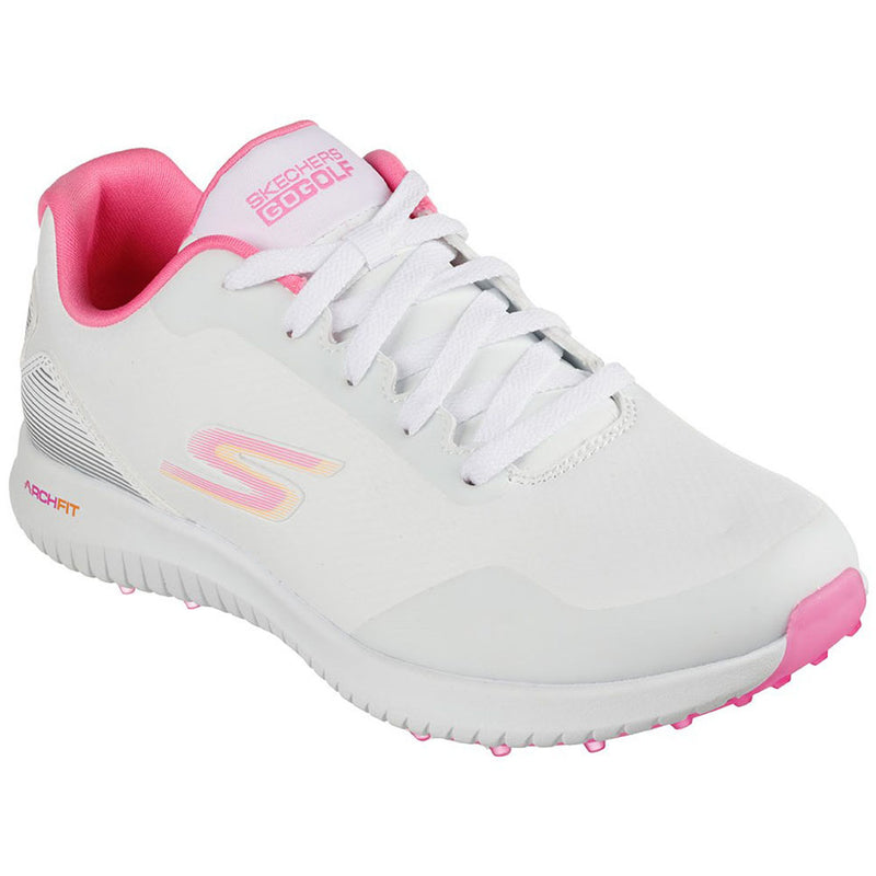 Skechers Ladies Go Golf Max 2 Spikeless Shoes - White/Multi