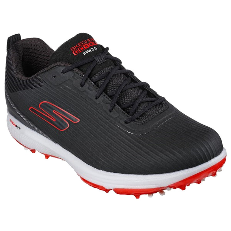 Skechers Go Golf Pro 5 Hyper Waterproof Spiked Shoes - Black/Grey