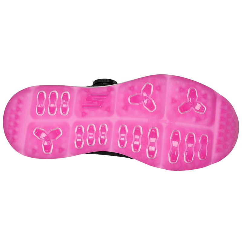 Skechers Ladies Go Golf Elite 5 Slip-In Twist Fit Waterproof Spikeless Shoes - Black/Pink