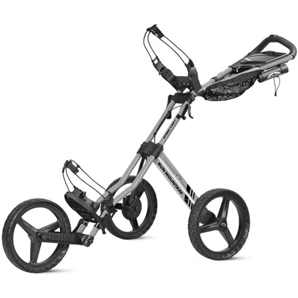 Sun Mountain SpeedCart GX 3-Wheel Push Trolley Silver