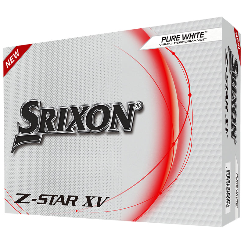 Srixon Z-Star XV Golf Balls - Pure White - 12 Pack