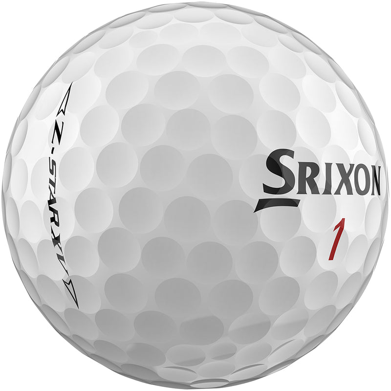 Srixon Z-Star XV Golf Balls - Pure White - 12 Pack