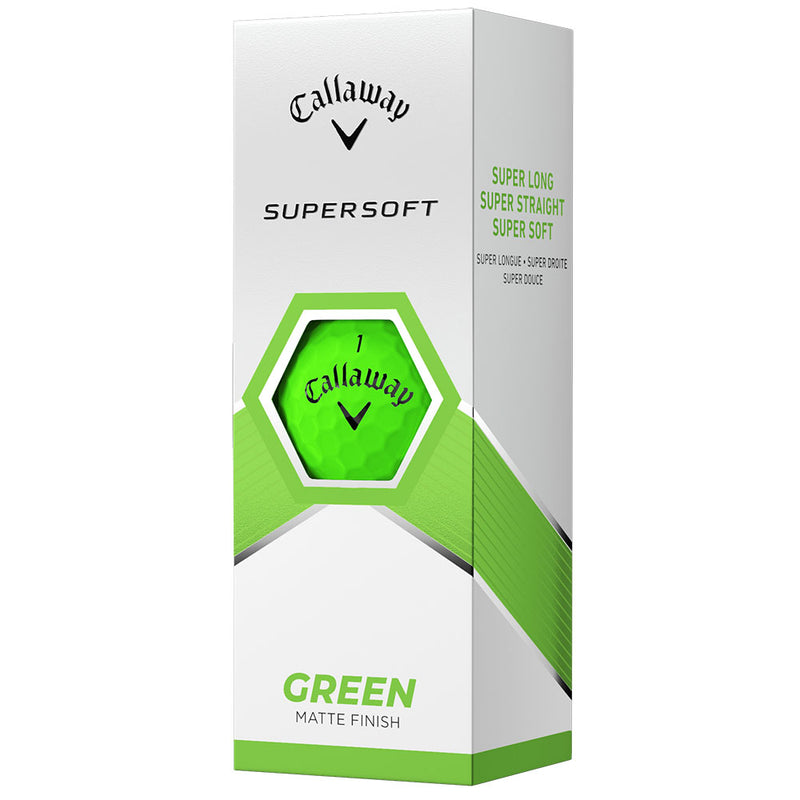Callaway Supersoft Golf Balls - Green - 12 Pack