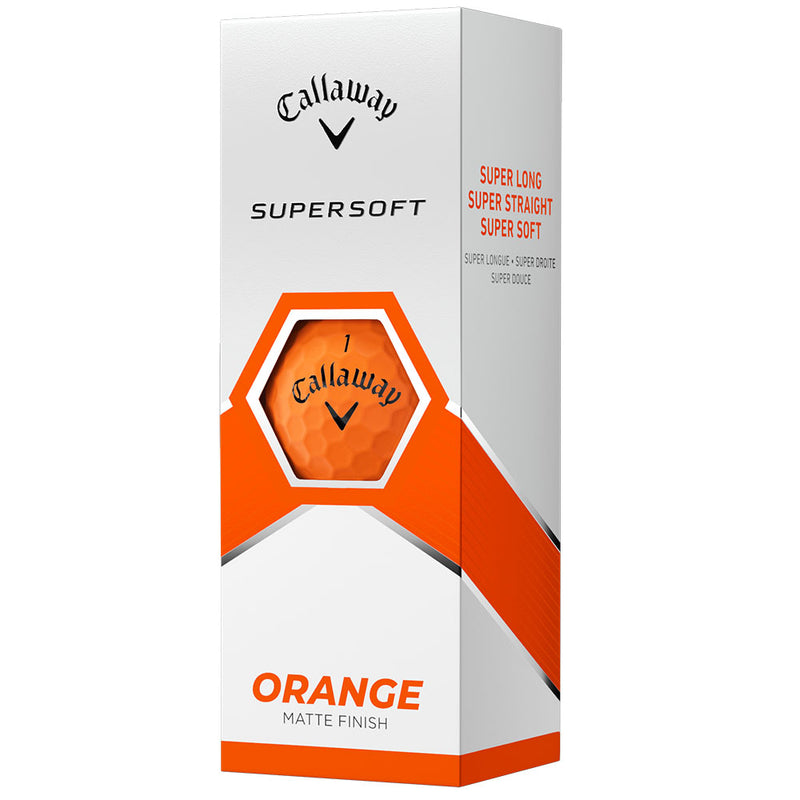 Callaway Supersoft Golf Balls - Orange - 12 Pack