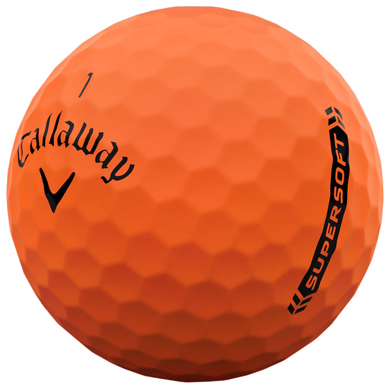 Callaway Supersoft Golf Balls - Orange - 12 Pack