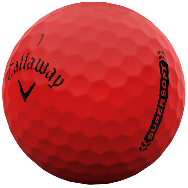 Callaway Supersoft Golf Balls - Red 12 - Pack