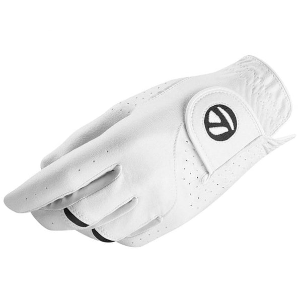 TaylorMade Stratus Tech Leather Golf Glove - White