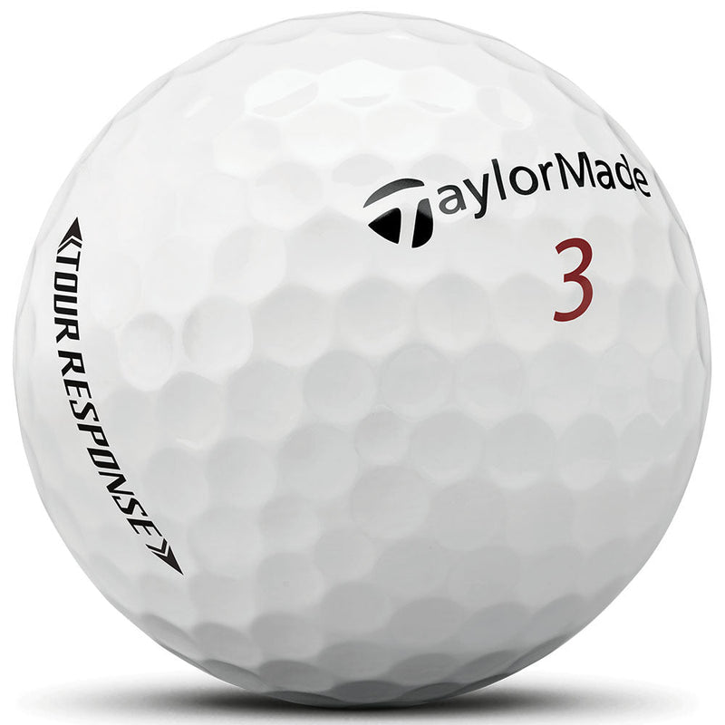 TaylorMade Tour Response Golf Balls - White - 4 for 3 Dozen