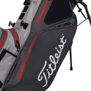 Titleist Hybrid 14 StaDry Waterproof Stand Bag - Charcoal/Grey/Red