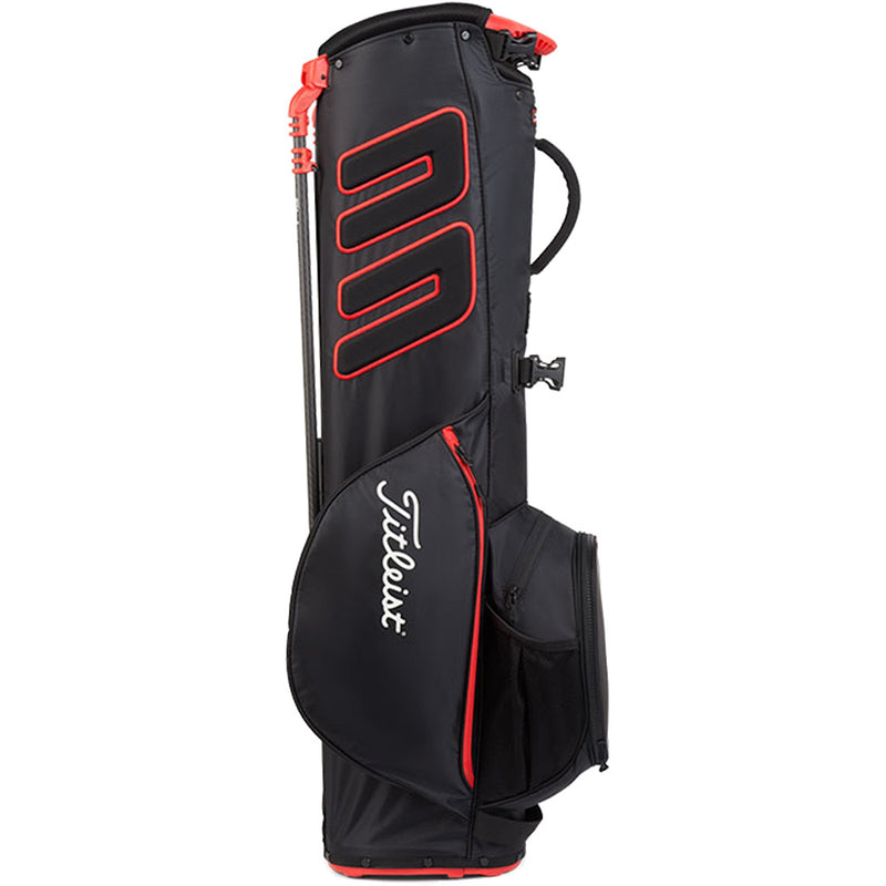 Titleist Players 4 Carbon Stand Bag - Black/Red