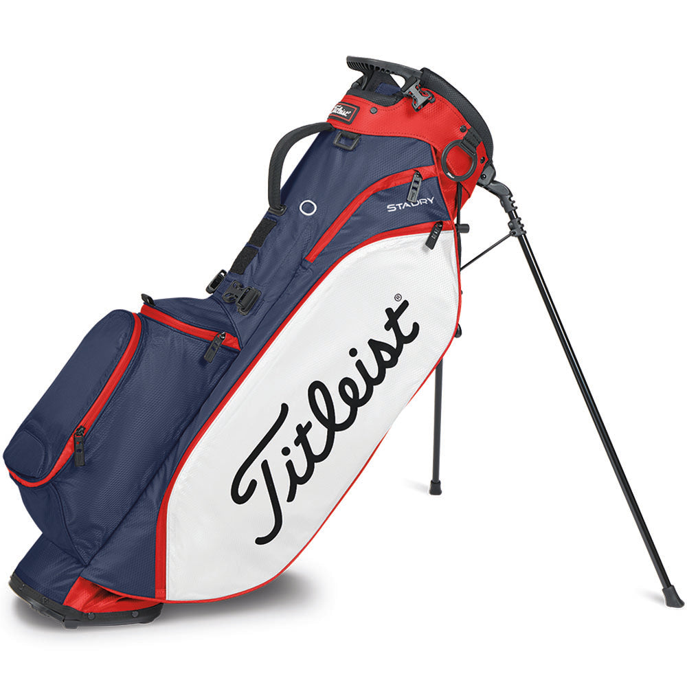 Titleist Players 4 StaDry Waterproof Stand Bag Navy White Red titleist-players-4-stadry-waterproof-stand-bag-navy-white-red