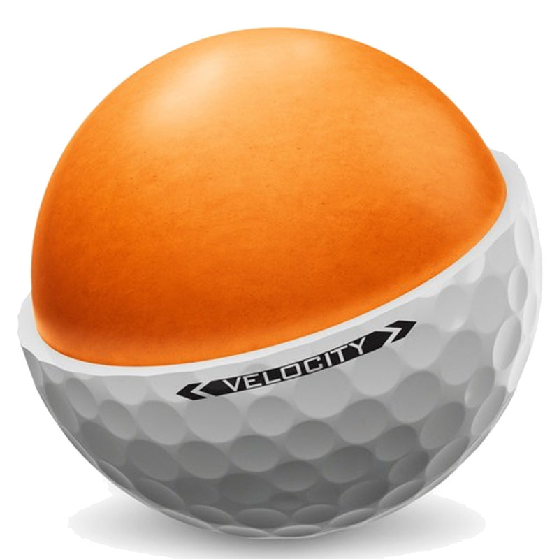 Titleist Velocity Golf Balls - Orange - Double Dozen