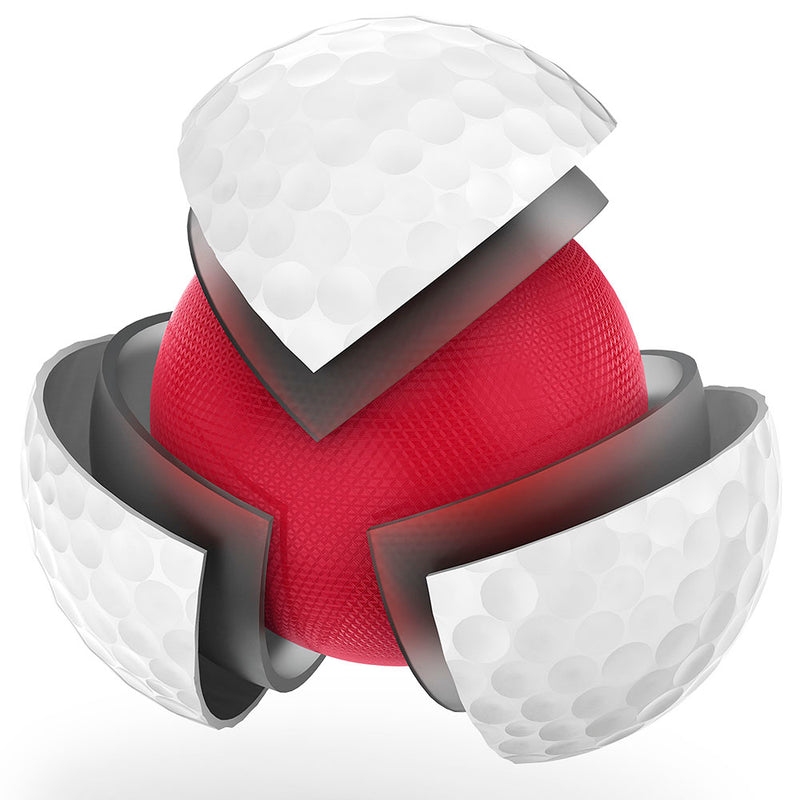 Wilson Triad Golf Balls - White - 12 Pack