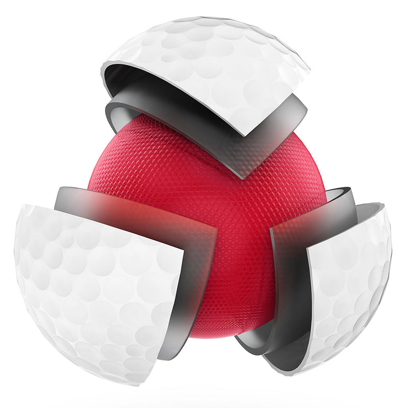 Wilson Triad Golf Balls - White - 12 Pack