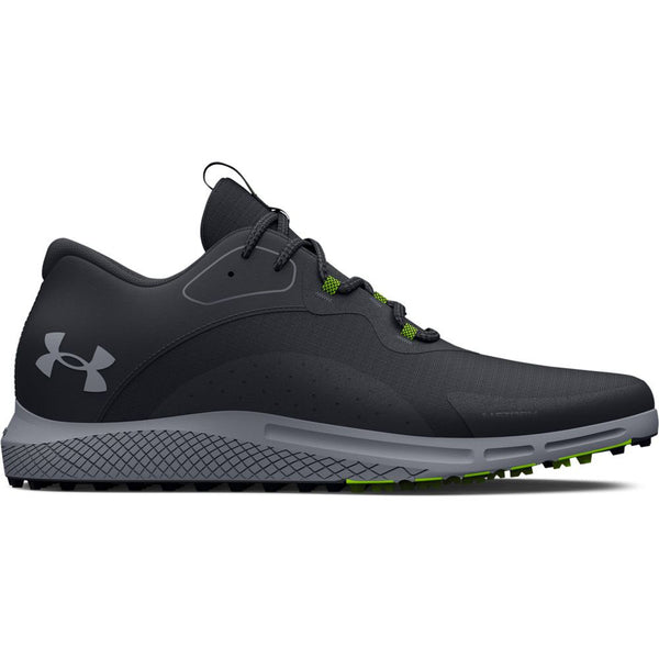 Under Armour Charged Draw 2 Waterproof Spikeless Shoes - Black/Steel