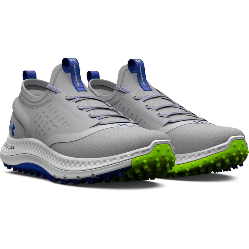 Under Armour Junior GS Charged Phantom Spikeless Shoes - Mod Grey/Royal