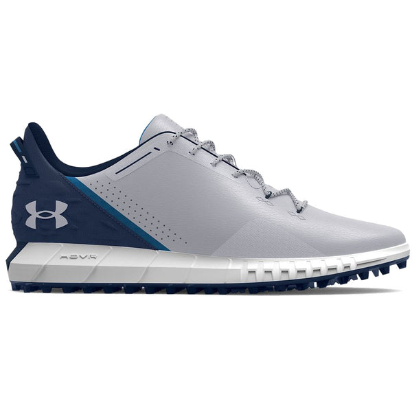 Under Armour HOVR Drive Wide Fit Waterproof Spikeless Shoes - Mod Grey/Navy