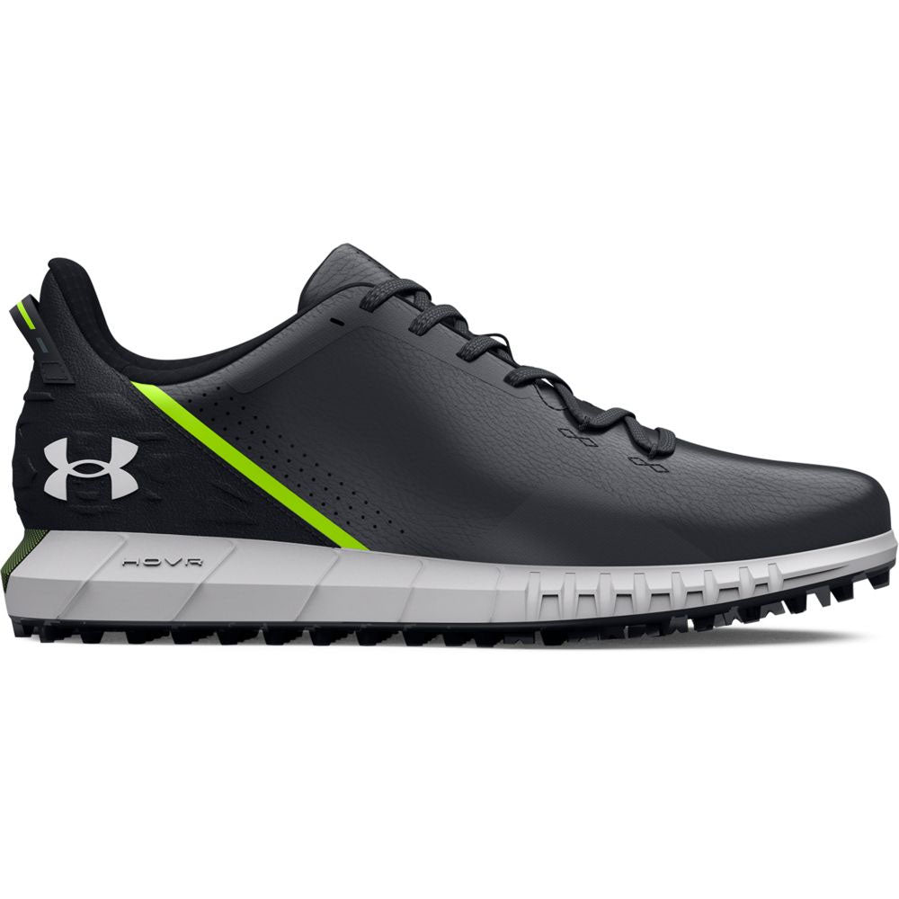 Under Armour HOVR Drive Wide Fit Spikeless Waterproof Shoes Black Halo Grey