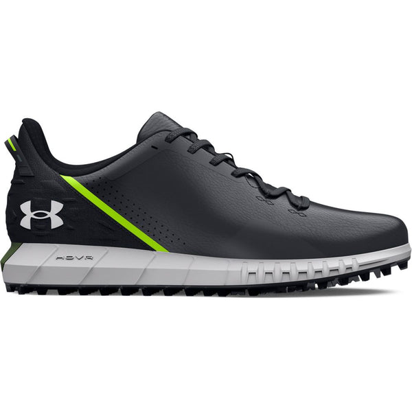 Under Armour HOVR Drive Wide Fit Waterproof Spikeless Shoes - Black/Halo Grey