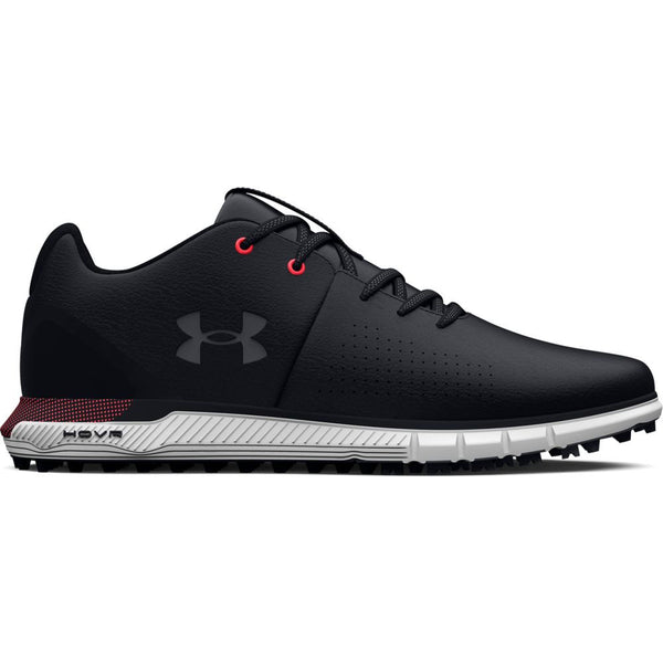 Under Armour HOVR Fade 2 Wide Fit Waterproof Spikeless Shoes - Black/Pitch Grey