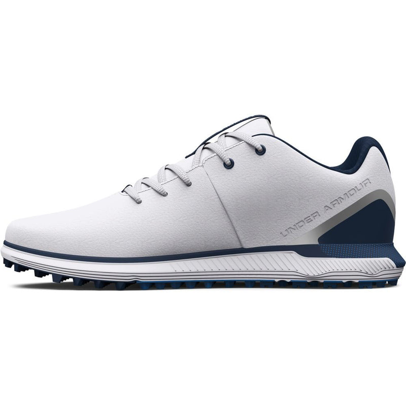 Under Armour HOVR Fade 2 Wide Fit Waterproof Spikeless Shoes - White/Academy/Grey