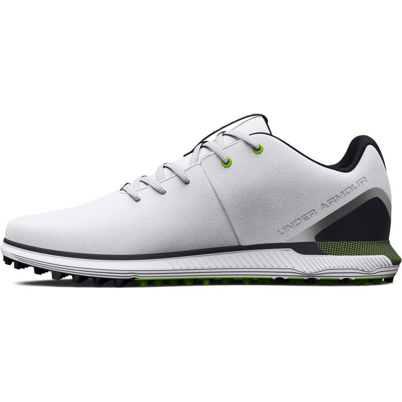 Under Armour HOVR Fade 2 Wide Fit Waterproof Spikeless Shoes - White/Black