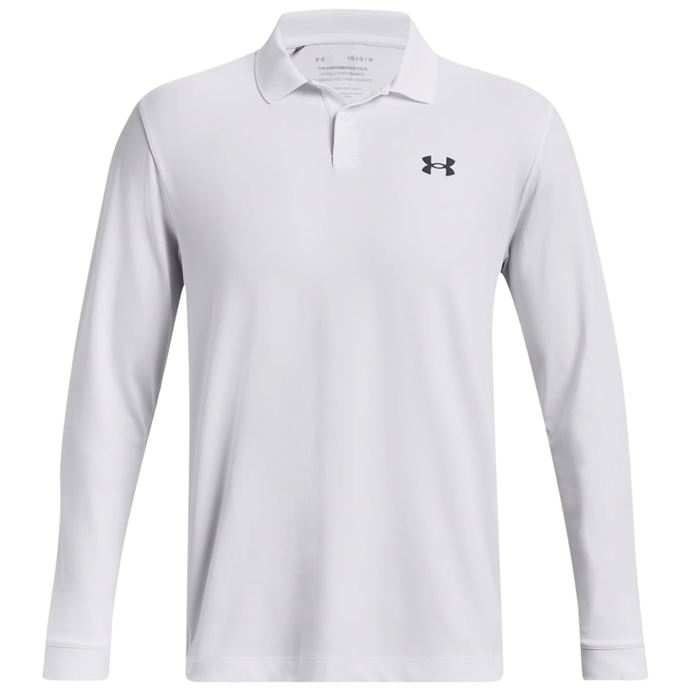 Under armour long best sale sleeve polo shirts