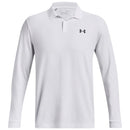 Under Armour Performance 3.0 Long Sleeve Polo Shirt - White