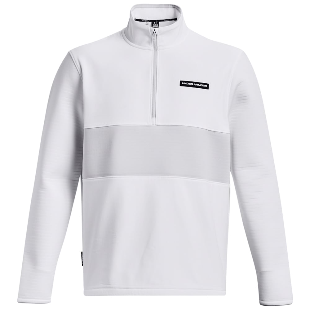 Under Armour Storm Daytona 1 2 Zip Pullover White Halo Grey