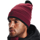 Under Armour Truckstop Fleece Beanie - League Red/Black