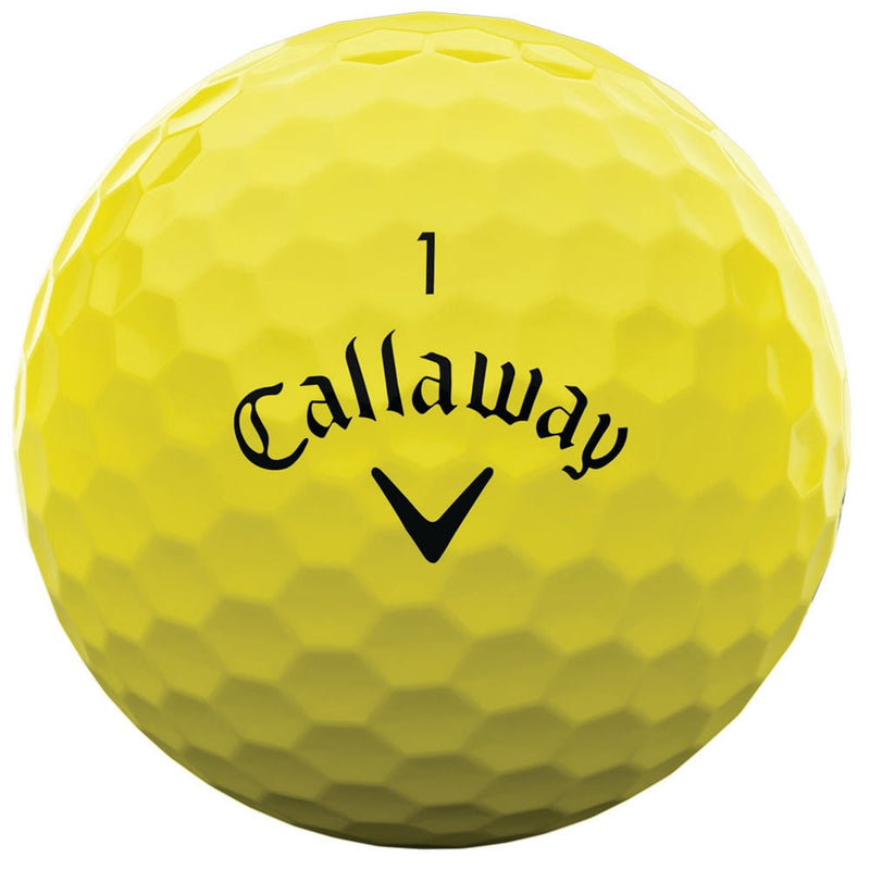 Callaway Warbird Golf Balls - Yellow - 12 Pack