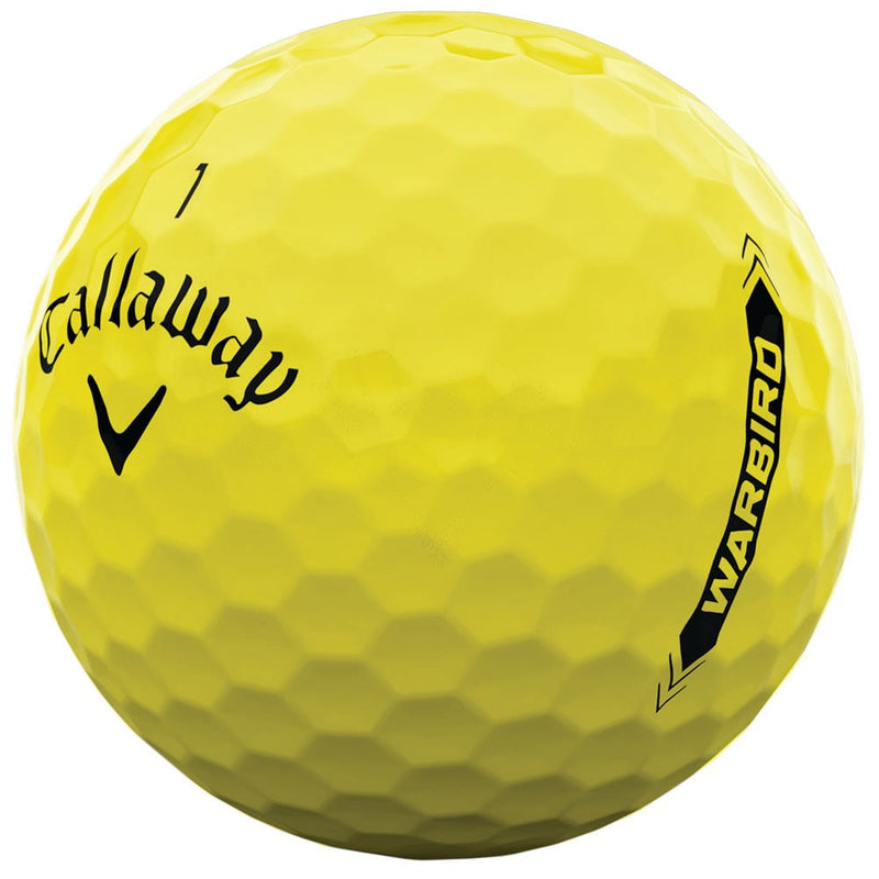Callaway Warbird Golf Balls - Yellow - 12 Pack