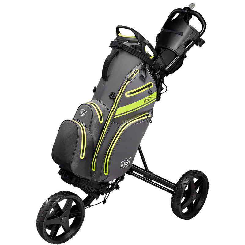 Wilson Exo Dry Waterproof Stand Bag - Charcoal/Citron/Silver
