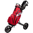 Wilson Exo Dry Waterproof Stand Bag - Staff Red/Black/White